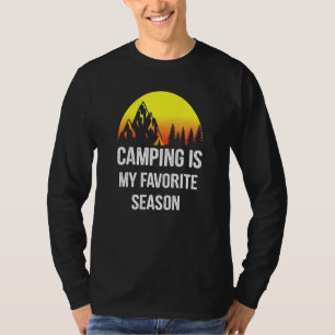 T-shirt Le Camping Est Ma Saison Préférée - Camping