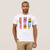T-shirt Le Canada (Devant entier)