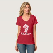 T-shirt Le Canada à coudes - Fier Canadien (Devant entier)