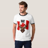 T-shirt Le Canada dit non (Devant entier)