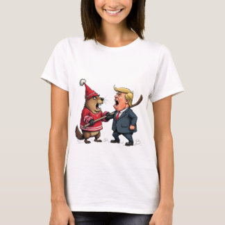 T-shirt Le Canada lutte contre Trump