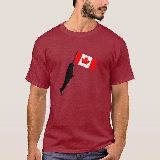 T-shirt Le Canada Narwhal (Devant)