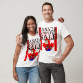 T-shirt Le Canada n'est pas à vendre (Unisexe)