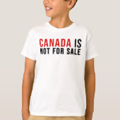 T-shirt Le Canada n'est pas à vendre (Devant)