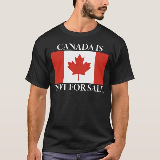 T-shirt Le Canada n'est pas à vendre (Devant)