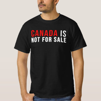 T-shirt Le Canada n'est pas à vendre