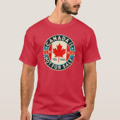 T-shirt Le Canada n'est pas à vendre Canadian Pride (Devant)