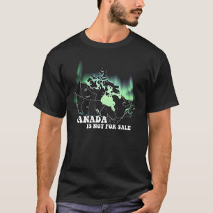 T-shirt Le Canada n'est pas à vendre - Northern Lights Des