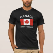 T-SHIRT LE CANADA N'EST PAS EN VENTE (Devant)