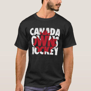 T-shirt Le Canada possède le sport de l'arène de glace de