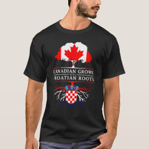 T-shirt Le Canadien développé avec le Croate enracine   