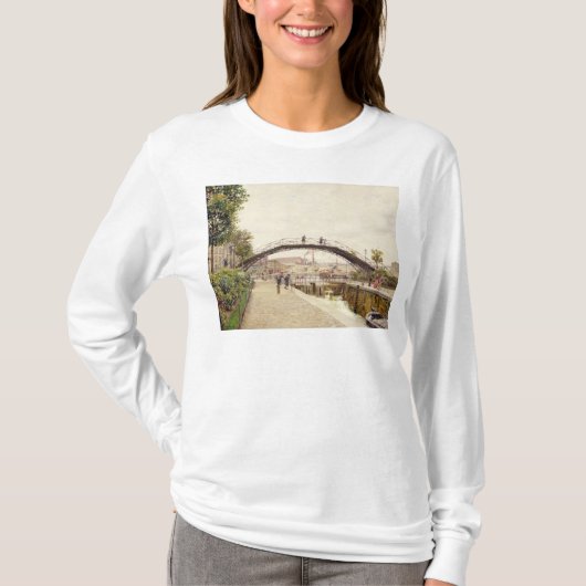 T-shirt Le canal de St Martin (Devant)