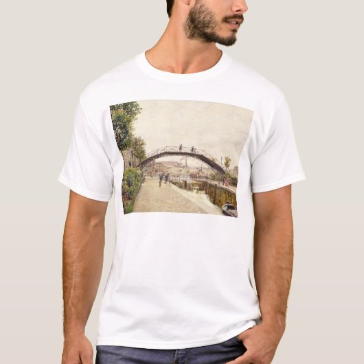 T-shirt Le canal de St Martin (Devant)