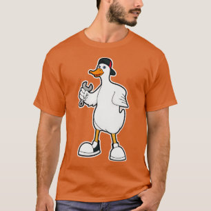 T-shirt Le canard comme artisan avec Casquette