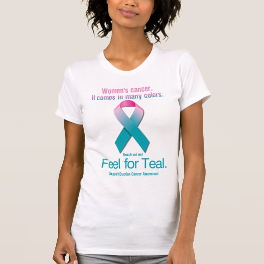 T-shirt Le cancer des femmes. Il vient dans beaucoup de (Devant)