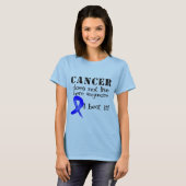 T-shirt Le Cancer Du Colon Ne Vit Plus Ici (Devant entier)