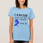 T-shirt Le Cancer Du Colon Ne Vit Plus Ici (Devant)