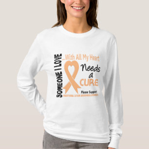 T-shirt Le cancer du corps utérin a besoin d'un traitemen