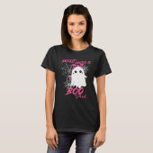 T-shirt Le Cancer Du Sein Est Bosheet Warrior Cute Ghost P (Devant entier)