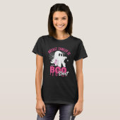 T-shirt Le cancer du sein est une feuille Boo Halloween Ca (Devant entier)