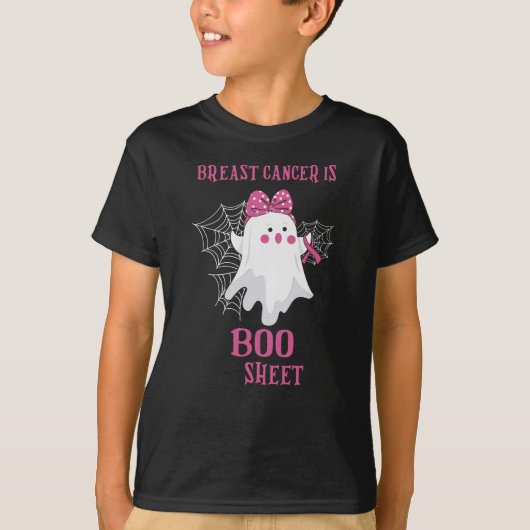 T-shirt Le Cancer Du Sein Est Une Feuille De Boite Ghost C (Devant)