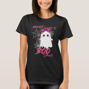 T-shirt Le cancer du sein est une guerrière de feuille Boo