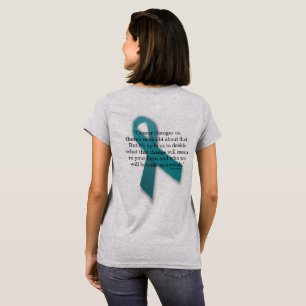 T-shirt Le Cancer nous change pièce en t d'inspiriational