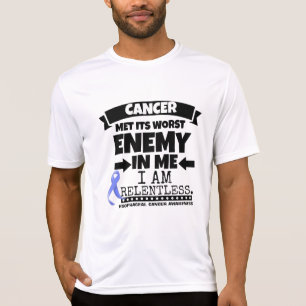 T-shirt Le Cancer oesophagien a rencontré son plus mauvai