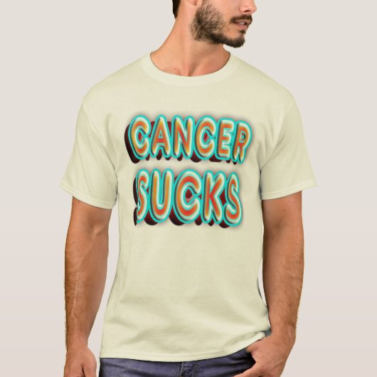 T-SHIRT LE CANCER SUCE (Devant)