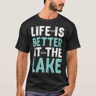 T-shirt Le canoë-kayak La vie est meilleure au lac Nature