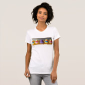 T-shirt Le caoutchouc mignon (Devant entier)