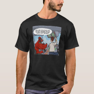 T-shirt Le capitaine Byrd pilote un jumbo jet drôle