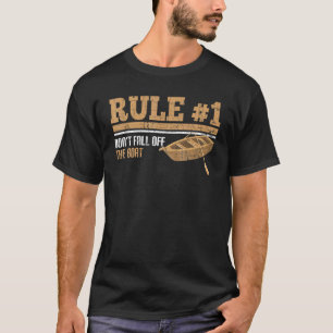 T-shirt Le capitaine de bateau ne tombe pas de la voile