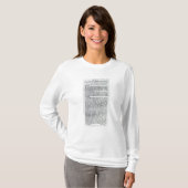 T-shirt Le capitaine de la déclaration de foules (Devant entier)