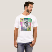 T-shirt Le capitaine Smith d'art de bruit de Titanic (Devant entier)