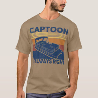 T-shirt Le capot est toujours droit propriétaire ponton Pè