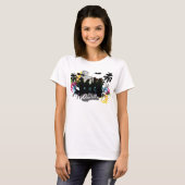 T-shirt Le caprice "Miami de Las ombrage" le dessus de (Devant entier)