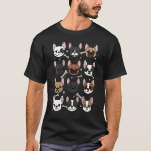 T-shirt Le Carlin Face Chien Type De Chien Carlin