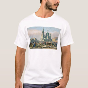 T-shirt Le carré de foin à St Petersburg, c.1840