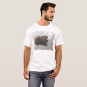 T-shirt Le castor de prière (Devant entier)