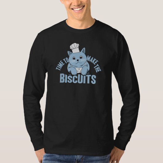 T-shirt Le Cat Baker Time pour faire les biscuits (Devant)