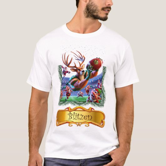 T-shirt Le catch de Blitzen (Devant)