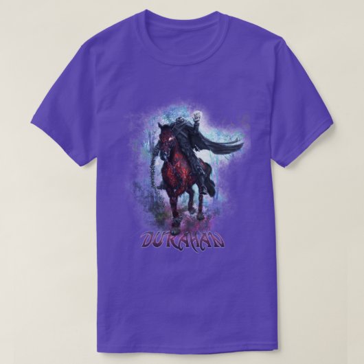 T-shirt Le cavalier sans tête de Dullahan (Design devant)