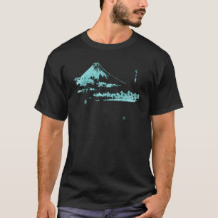 T-shirt Le célèbre Mont Fuji, aux Beaux-Arts Vintages, se