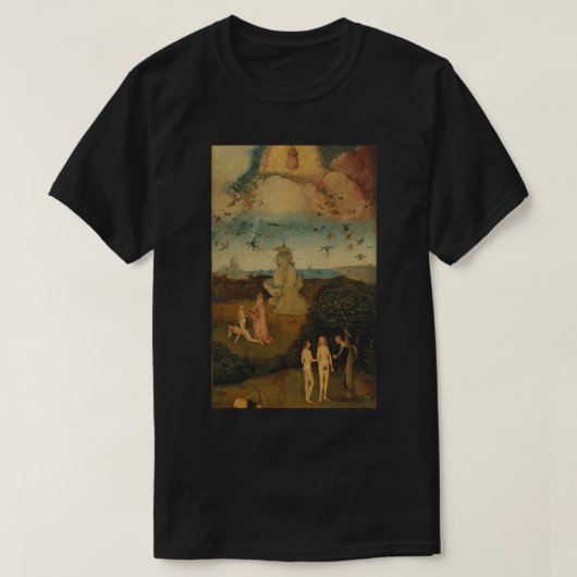 T-shirt Le Célèbre Tableau Haywain Triptych De Bosch (Design devant)