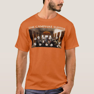 T-shirt Le Cène De Feu De Campagne Saddles De La Scène De