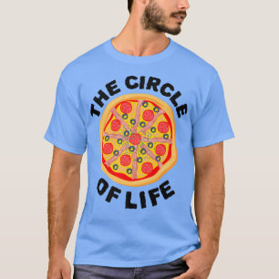 T-shirt Le Cercle De La Vie Pizza Lover Manger Pizza Itali