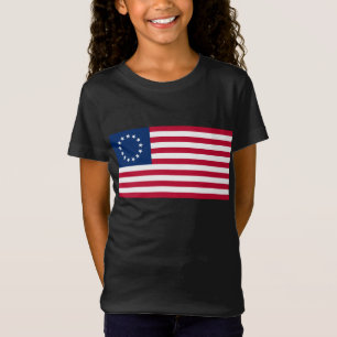 T-Shirt Le Cercle des étoiles, drapeau américain par Betsy