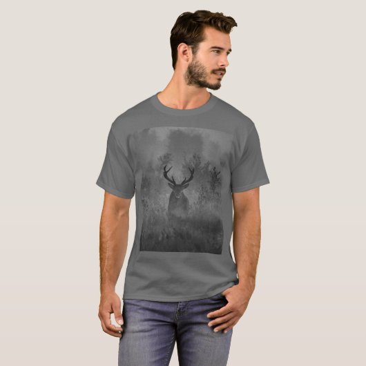 T-shirt Le Cerf Dans La Mist (Devant entier)