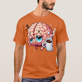 T-shirt Le cerveau a besoin de café 1